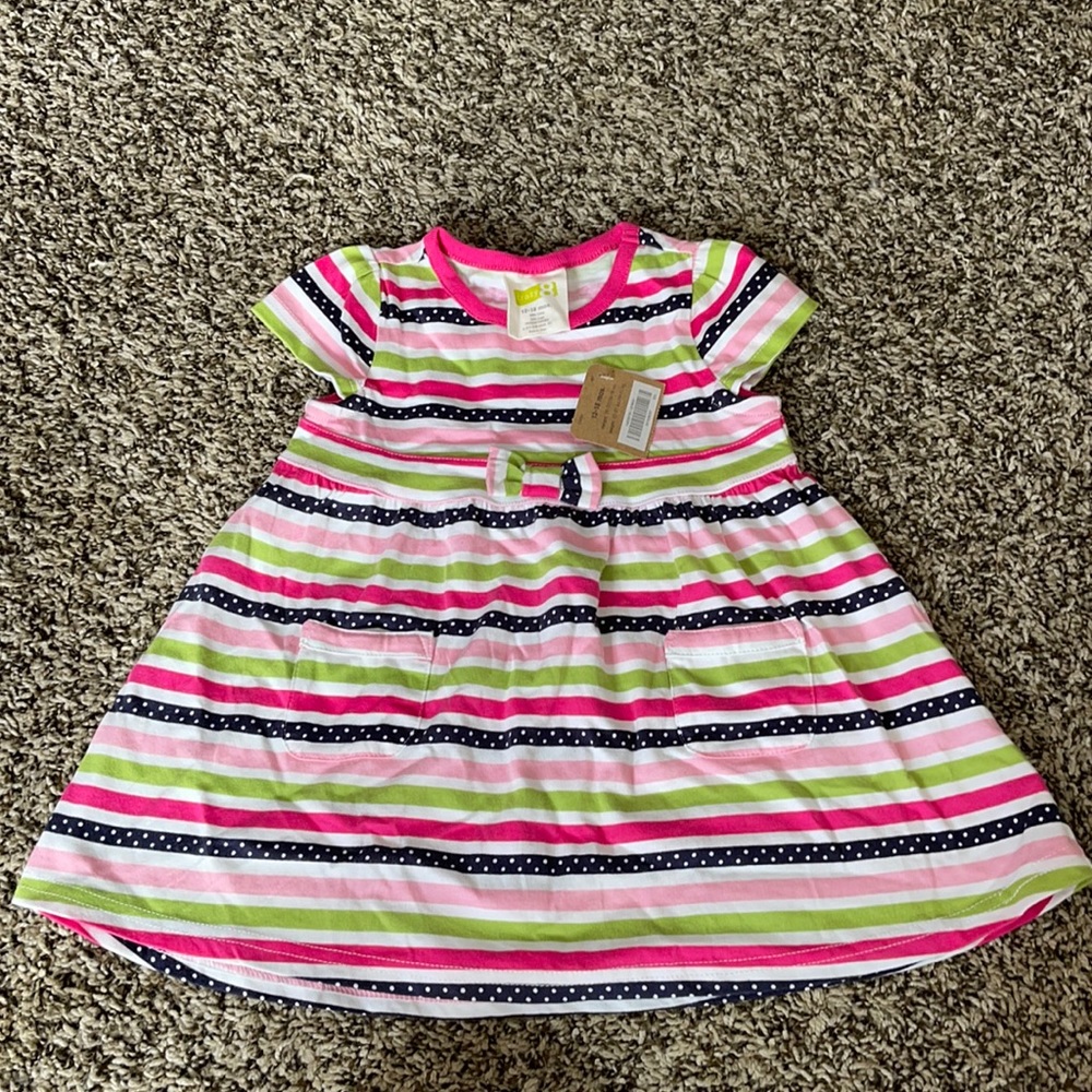 Cute tshirt dress size 12-18 months NWT
